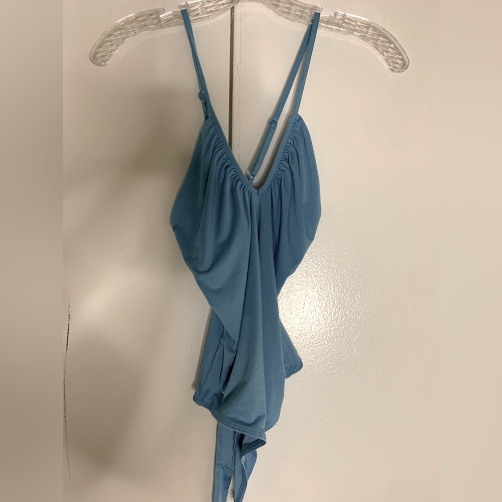 Blue bodysuit